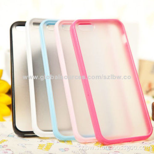 Transparent TPU Case for iPhone 5 and 5S, Ultra-thin Design, Colorful